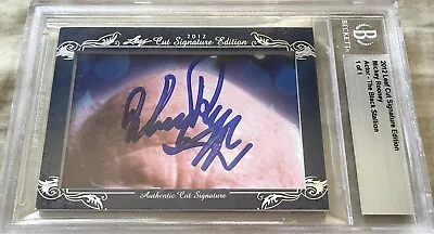 Mickey Rooney 2012 Leaf Cut Signature Autograph Signed Autographed Auto Card 1/1 • $129.99