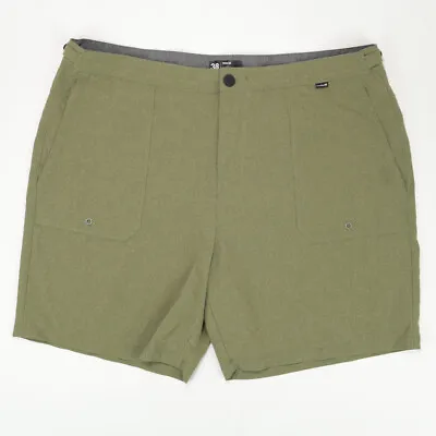 Hurley Phantom Shorts Mens Size 38 Adjustable Waist Hybrid Olive  7   Inseam • $14.87