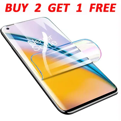 For Oneplus 10T 6T 7T 8T 6 8 Pro Protective Film Screen Protector Hydrogel Film • $2.18