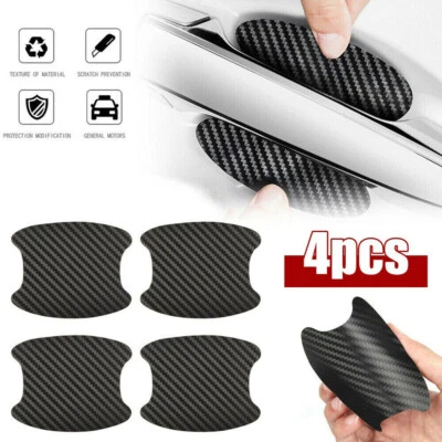 $4.28 • Buy 4X Car Door Handle Protector Film Anti-Scratch Sticker Decoration Accessories