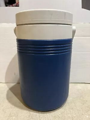 Vintage Coleman Water Jug Cooler Blue White 1 Gallon Model 5681 5696 • $17.99