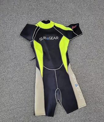 SubGear Shorty Wetsuit Lady's Size X-Large Yellos And Black  • $5