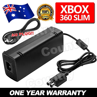 AU AC Adapter Power Supply Cord Cable For Xbox 360 Slim Charger 135W Brick • $23.95