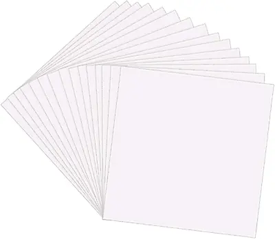 25 Pack 4 Mil Clear Mylar Stencil Sheets 12  X 12  Blank Stencils Reusable New • $12.42