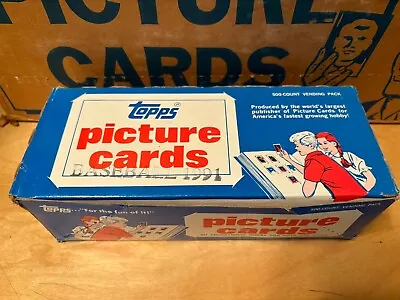 1991 Topps Baseball Vending Box - Fresh From A Sealed Case- 500 Cards Unsearched • $27.95