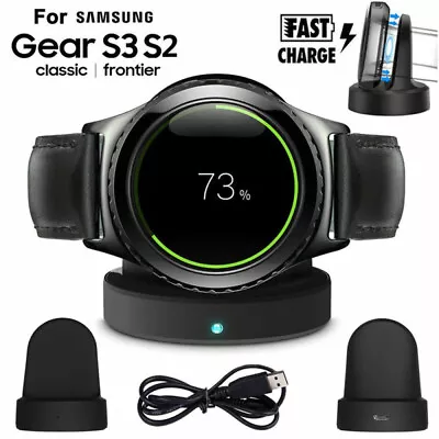 For Samsung Gear S2 S3 Frontier/Classic Watch Charging Dock Cradle Charger • $14.99