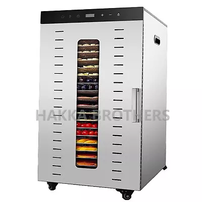 Hakka Stainless Steel Food Dehydrator 24 Layers Fruit Vegetable Dryer Machine • $601.79