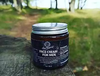 Men's Face Cream 120ML Anti-Ageing Vegan And Natural Essential Boutique For Him • £14.99