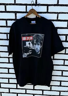 VTG 2001 Bob Dylan Love And Theft Mens XL Tee Rock Promo Shirt Flawless • $50