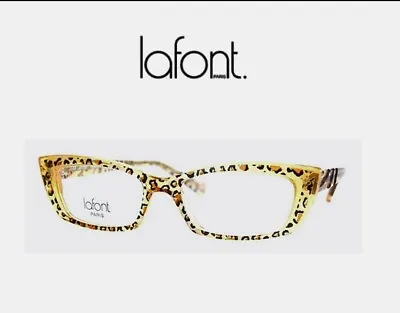 Lafont Lucrece 380 Eyeglasses Frames Leopard 🐆 51-15-138 • $200