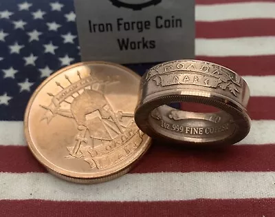 1oz MOLON LABE .999 Copper Coin Ring Come And Take It II Amendment 2nd Gun NRA • $29.99