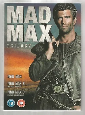 MAD MAX TRILOGY - 1 2 3 - Mel Gibson - UK REGION 2 DVD (3-DISC SET) - Vgc • £6.79