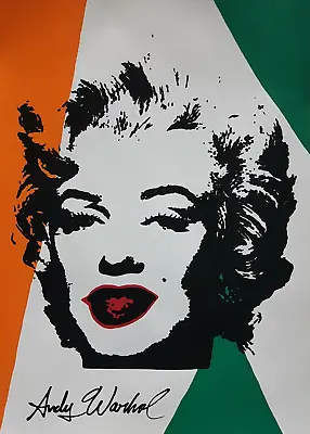 NEW Andy Warhol Marilyn Monroe Collection Green Orange & Green • $31.36