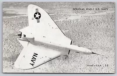 Military Air Craft~Douglas XF4D-1 Plane Of US Navy B&W~Vintage Postcard • $3.70