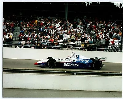 Michael Andretti On Track Side View Indy 2001 IRL AP Photo 8X10 #39 Team Green • $8.50