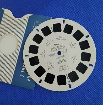 Scarce Sawyer's View-master Reel 5606 Igorot Natives Luzon Mountains Philippines • $44