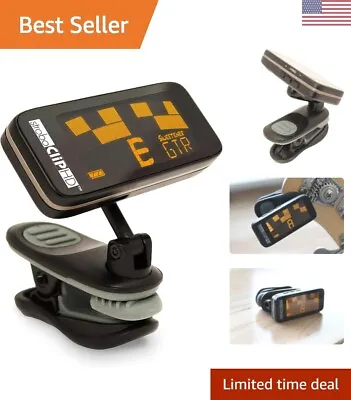 Clip-On Tuner - Guitar Bass Violin Ukulele Harp - Accurate To 0.1 Cent • $98.99
