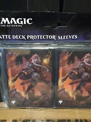 Ultra Pro MTG Dominaria United 100ct Sleeves Featuring Jaya Fiery Negotiator • £11.99