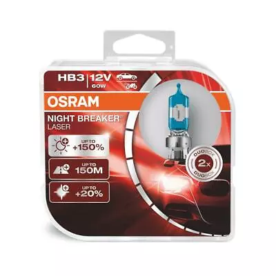 OSRAM 9005NL-HCB HB3 NIGHT BREAKER LASER  12V 60W Upgrade 150% • $33.93