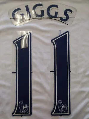 Official Sportingid GIGGS Manchester United Away Namesets Blue Player Size • $43.99