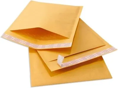 100 #000 4x8 Kraft Paper Bubble Padded Envelopes Mailers Shipping Case 4 X8  • $14.25