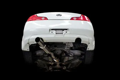 For 2003-2007 Infiniti G35 Coupe Isr Circuit Spec Single Exit Exhaust System • $550