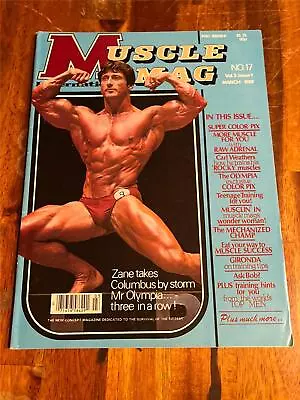 MUSCLEMAG Bodybuilding Muscle Magazine FRANK ZANE 3-80 • $10