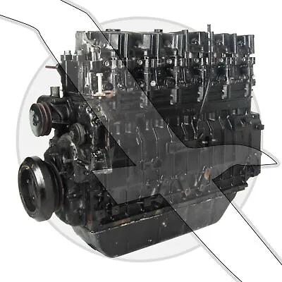 4.2L 254ci VM Mercruiser Diesel Long Block 250-300hp Marine Engine 4.2 254 • $849.99