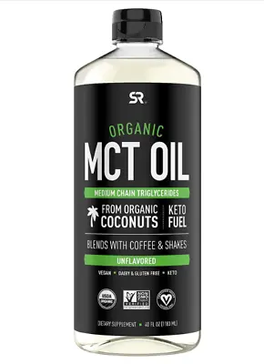 Sports Research USDA Organic MCT Oil 40 Ounces • $32.99