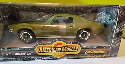 1:18 Scale ERTL American Muscle   1970 1/2 Camaro Z28   Green • $85