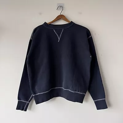 The Real McCoy's Japan Loopwheel Sweatshirt Buzz Ricksons XL Navy Single V 40s • $149.99