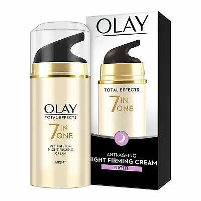 Olay Total Effects 7-In-1 Anti Ageing Night Firming Skin Cream 20gm FREE SHIP • $16.70