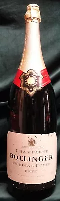 Special Cuvee BOLLINGER CHAMPAGNE JEROBOAM 3L Store Display Sealed Empty Bottle • $250