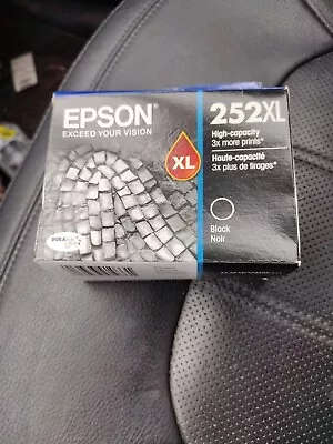 Epson  252XL High Capacity Black Ink Cartridge - Black  7/2022 Date • $9.97