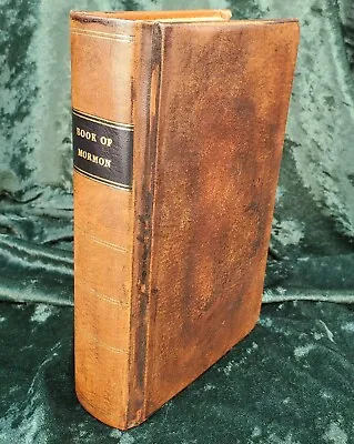 “SIGNATURES & PICTURES Edition” By STEVE BLAKE: 1830 Book Of Mormon Replica • $496