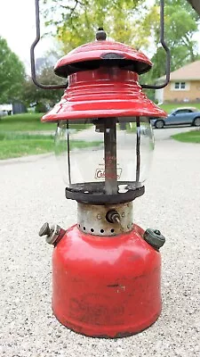 Vtg 1955 Coleman Red Oil Kerosene Lantern 200A Dated 2-55 Untested • $79.99