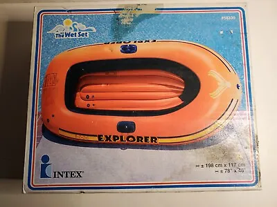 Intex Explorer 200 Inflatable 2 Person River Boat Raft  78  X 46  NEW IN BOX • $28.50