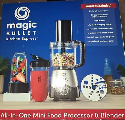 New Magic Bullet Kitchen Express Blender And Food Processor   • $40