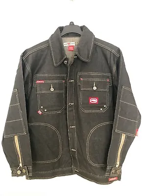 Ecko Unltd. Men's WRKSHP Denim Black Jacket • $19.99