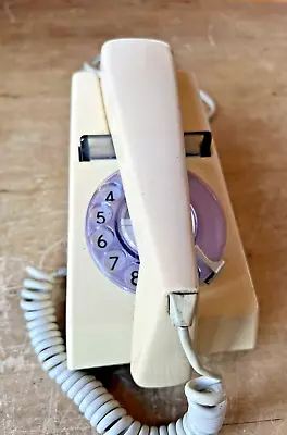 Original Vintage 1970s GPO Trimphone Telephone - Model 2/722 GEN In Cream *LOOK* • £17