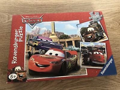 Disney Pixar Cars Lightning McQueen Ravensburger Jigsaw Puzzles 3x49 Pieces • $12