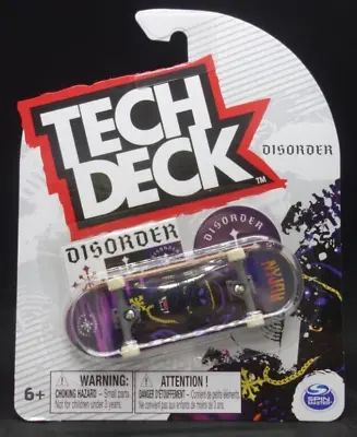 Tech Deck Disorder Skateboards Nyjah Huston Panther Rare Complete Fingerboard • $14.99