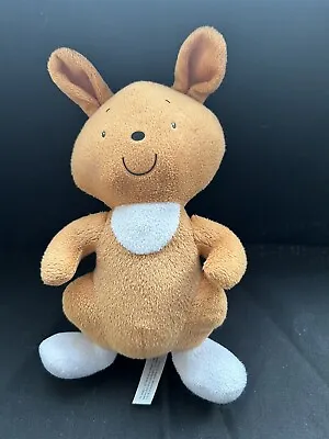 Igloo Books White & Brown Bertie Bunny Rabbit Plush Comforter Blanket Soft Toy • £2.99