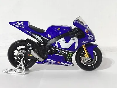 Maisto 1:18 Valentino Rossi # 46 Movistar Yamaha Toy Model Moto Gp YZR M1 • £21.49