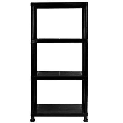 5 & 4 Tier Plastic & Metal Shelves Unit Shelving Storage Unit For Garage Garden • £19.96