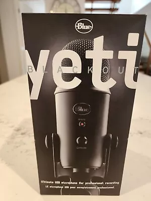 Blue Yeti USB Microphone - Blackout Edition  • $150