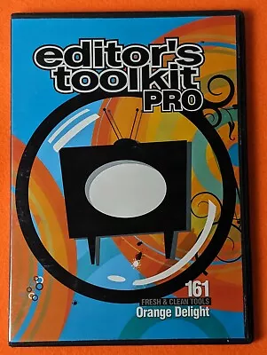 Digital Juice Software Editors Toolkit Pro DVD #161 ORANGE DELIGHT • $10