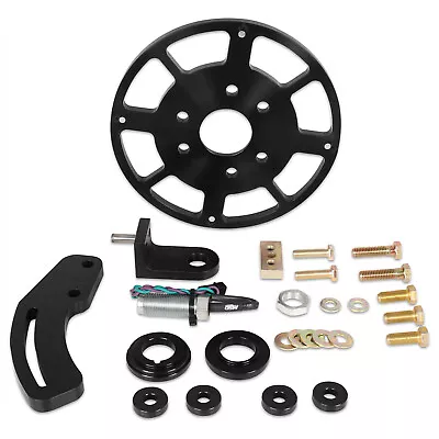 MSD 8'' Magnetic Crank Trigger Wheel Kit Flying Magnet For Chevrolet 305 350 400 • $430.95