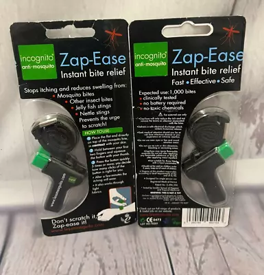 2x Incognito Anti-Mosquito Zap-Ease Instant Bite Relief • £12.95