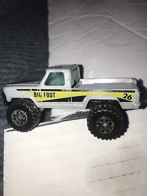 Matchbox 1/64 BIG FOOT MONSTER TRUCK Grey #26 Vintage CLEAN • $9.99